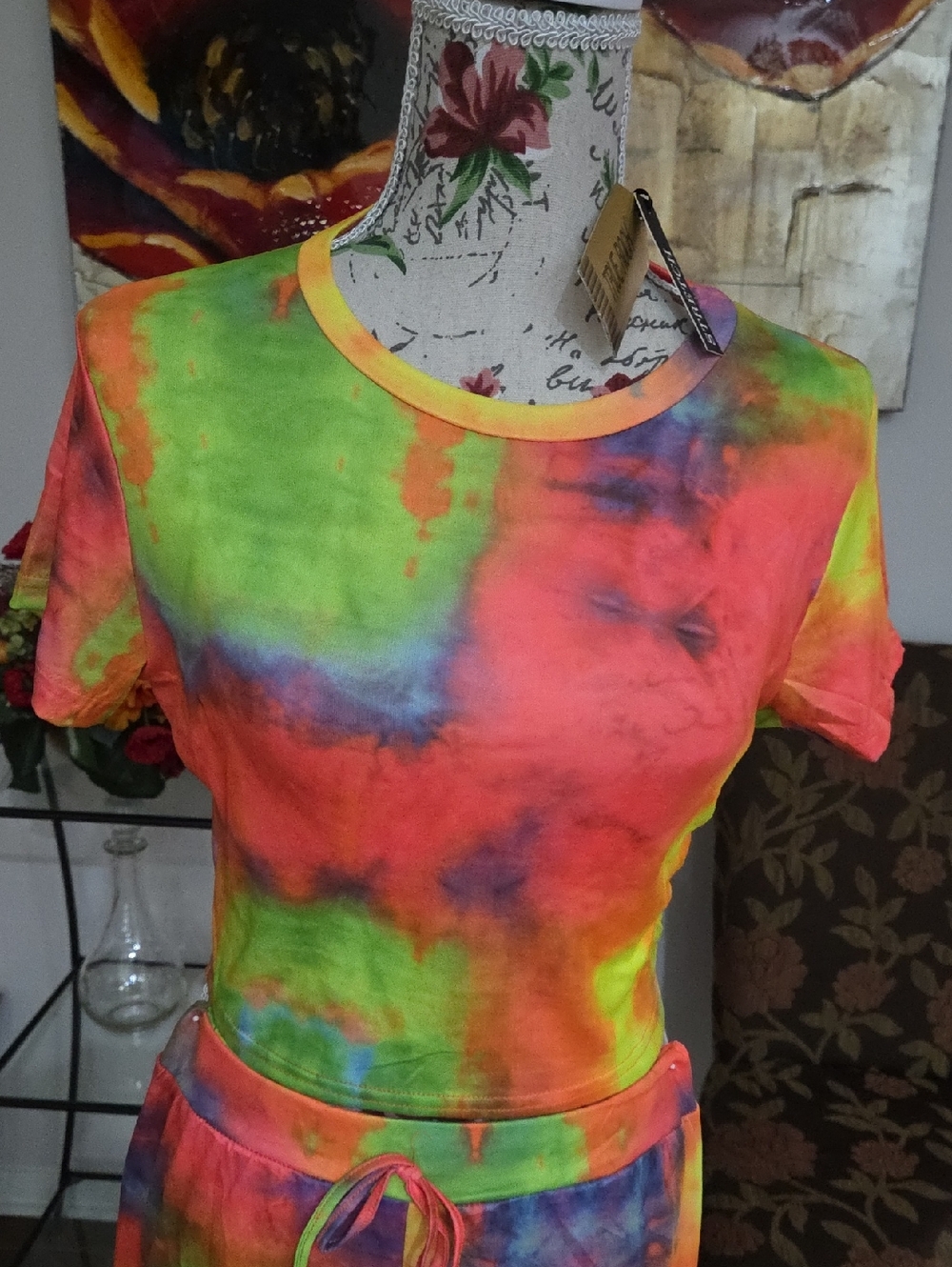 TRUE ROCK Multicolor Tie-Dye Set - Picture 2 of 4